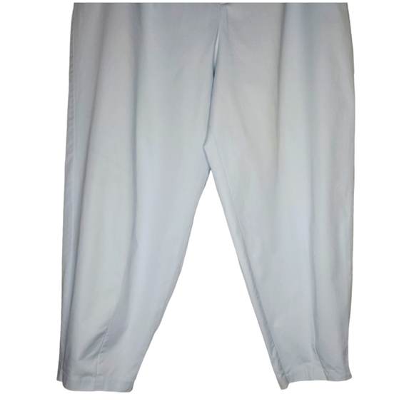 ZARA Baby Blue Carrot Fit Pleated Trousers Size L - Picture 4 of 7